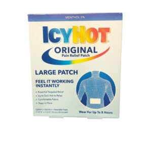 Pack 5 Parches Large ICY HOT Dolores Musculares  10x20 Cms Cod. 8430